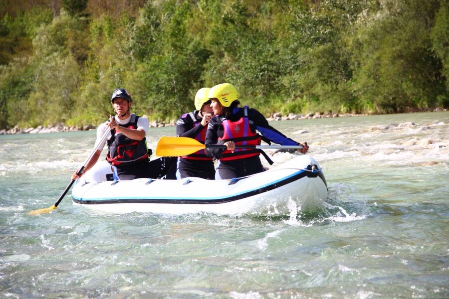 Bovec: Soča River Private Rafting Experience for Couples - Emerald pools provide a welcome pause