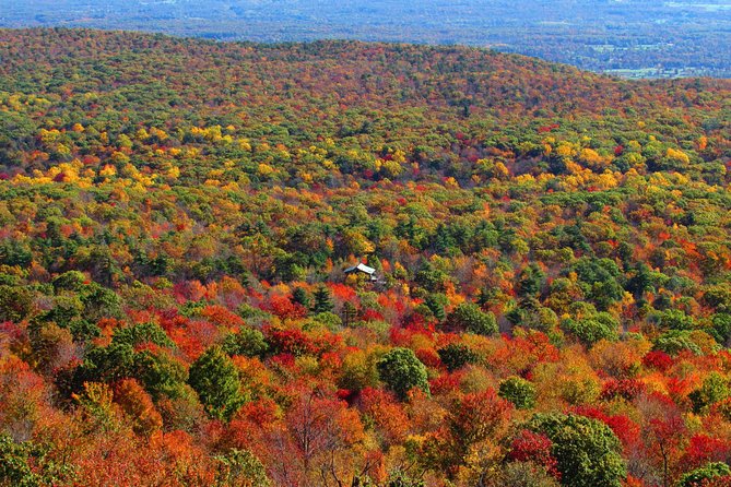 Couple's Private Hudson Valley Fall Foliage Helicopter Tour from Westchester - The Cuomo Bridge and Tarrytown Lighthouse