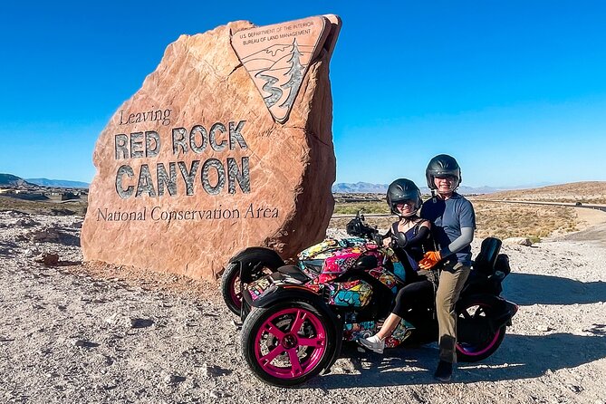 Couples Private Guided Red Rock Canyon Tour On A CanAm Trike - The private format and the pace