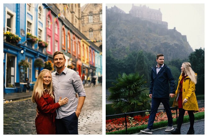 Edinburgh Photoshoot for Couples, Families & Solo Travellers - What you receive after the camera work