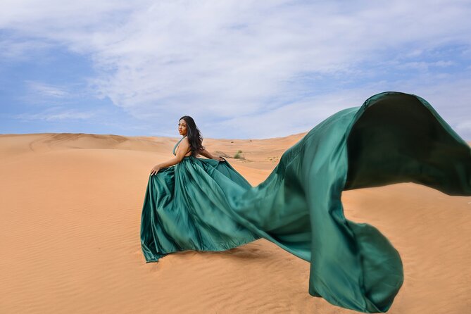 Flying Dress Photoshoot Dubai Solo, Couple and Group 3Hours - What happens during the three-hour appointment
