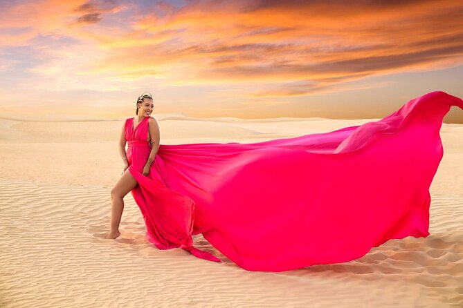 Flying dress photoshoot Dubai Solo, Couple and Group Session - What the full three hours may feel like