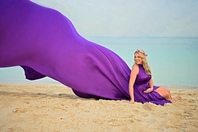 Flying dress photoshoot Dubai Solo, Couple and Group Session - Solo, couple, and group sessions compared