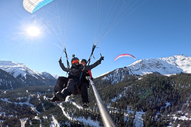 KLOSTERS: Paragliding For 2 - Couples (Video &Photos Incl.) - Arriving at Gotschnastrasse 19 in Klosters Platz