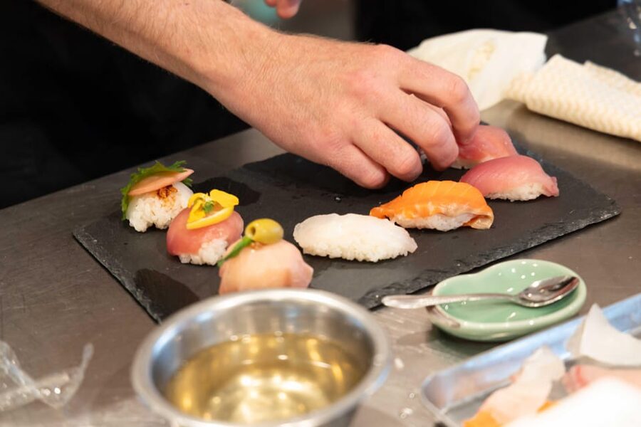 Kyoto: Enjoy Sushi & Market Tour! Best for Family & Couple! - Seasonal Kyoto advice over dessert