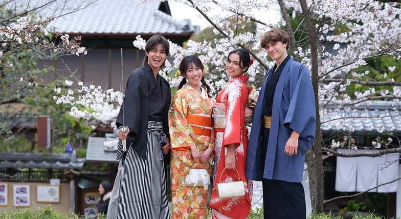Kyoto Kimono Rental mimosa ｜Kimono/Yukata Rental Couple Plan - Starting your Kyoto day at Mimosa