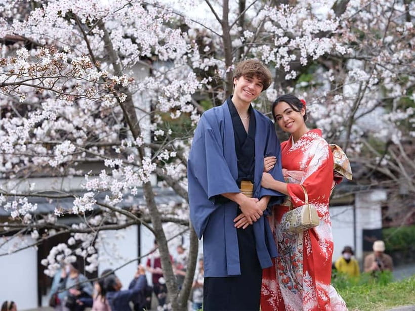 Kyoto Kimono Rental mimosa ｜Kimono/Yukata Rental Couple Plan - Dressing, accessories, and the extra-cost choices