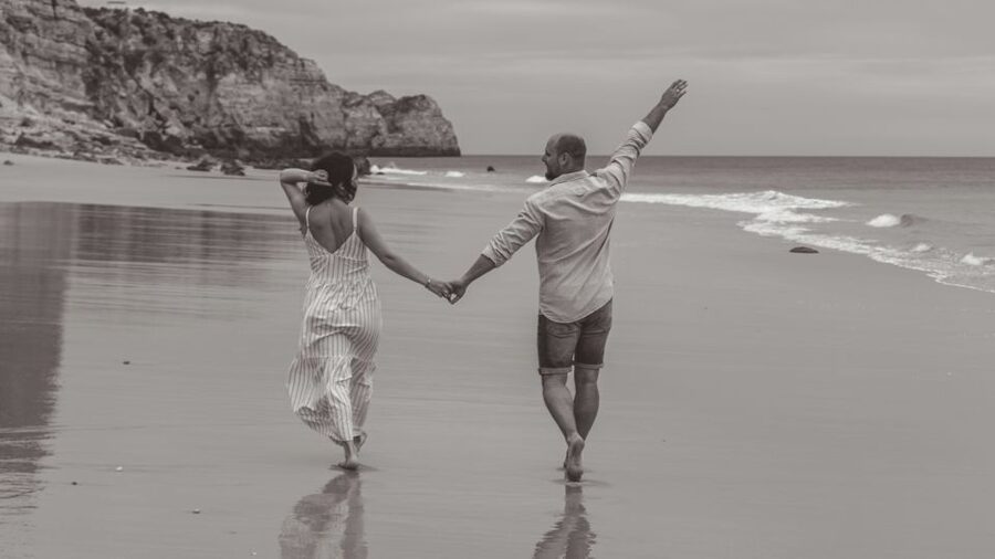 Lagos: Photoshoot for couple - Beach, cliffs, and waves as your backdrop