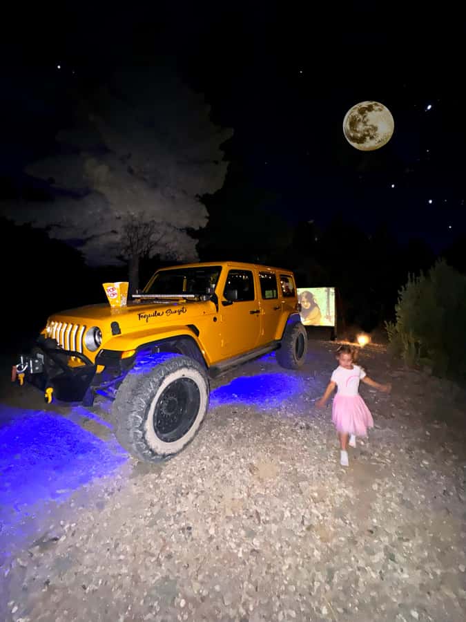 Las Vegas: Couple's Movie Night in the Mountains - Proposal setup at four possible locations