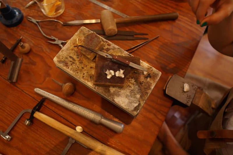 Lisbon: Couples’ Silver Jewelry Workshop with Local Artisans - The first steps: tools, materials, and a little courage