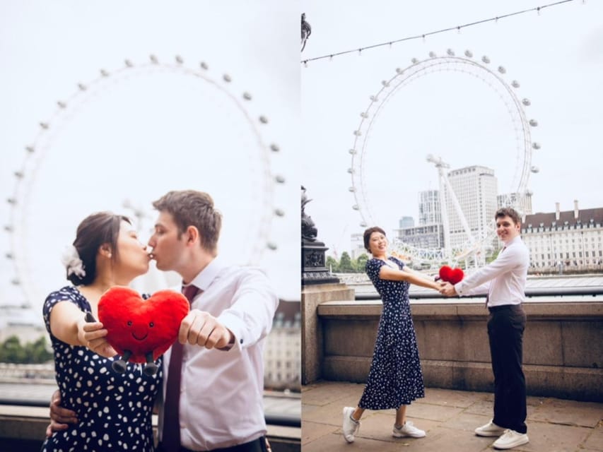 London: Private Couples Photography Session with Landmarks - What you receive after the shoot
