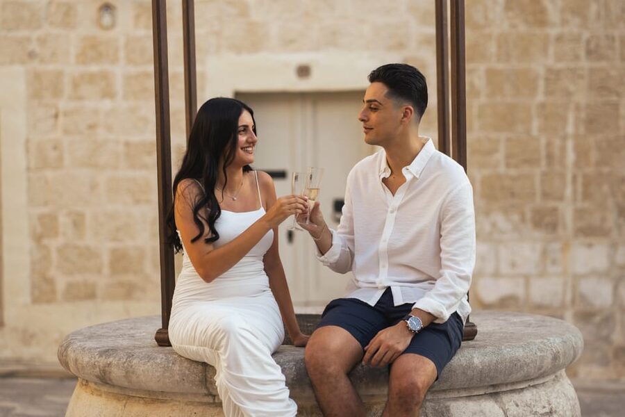 Private Couples Photoshoot in Malta - The 15 edited images and delivery time