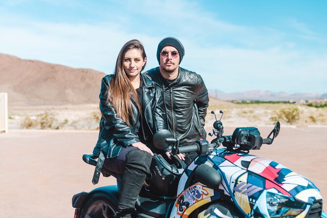 Private Guided Red Rock Canyon Tour for Couples on a CanAm Trike - What this CanAm Ryker outing is really like