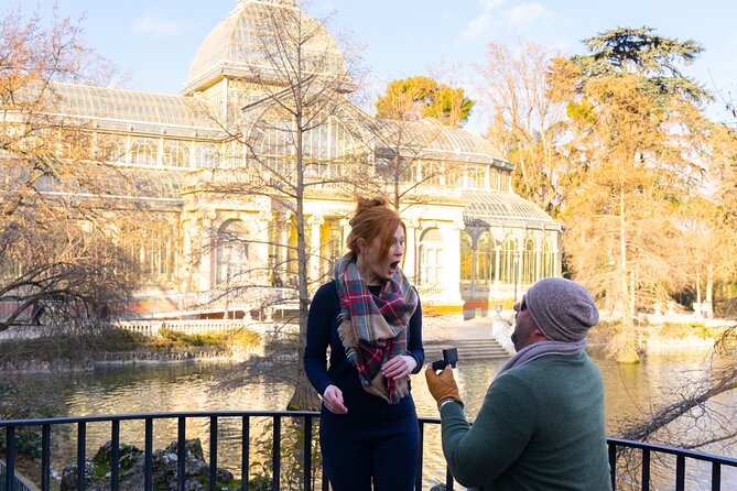 Private Photo Session Tour for Couples in Madrid - The Royal Palace backdrop