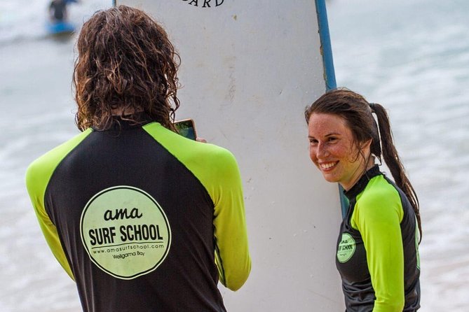 PRIVATE Surf lesson for Beginners Couple - Soft boards, different levels, and useful flexibility