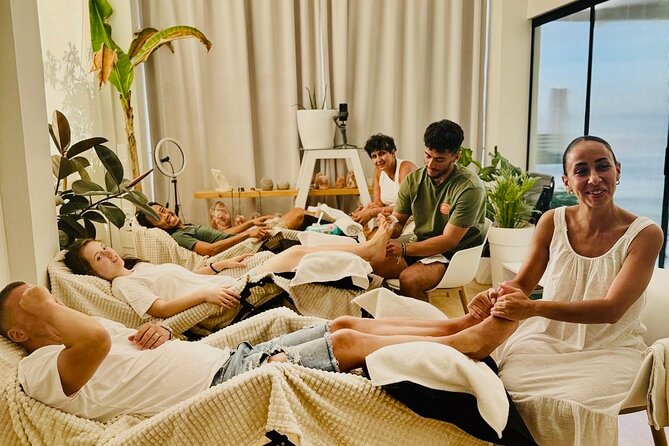 Reflexology Couples Workshop in Crete - The 45-minute basic techniques lesson
