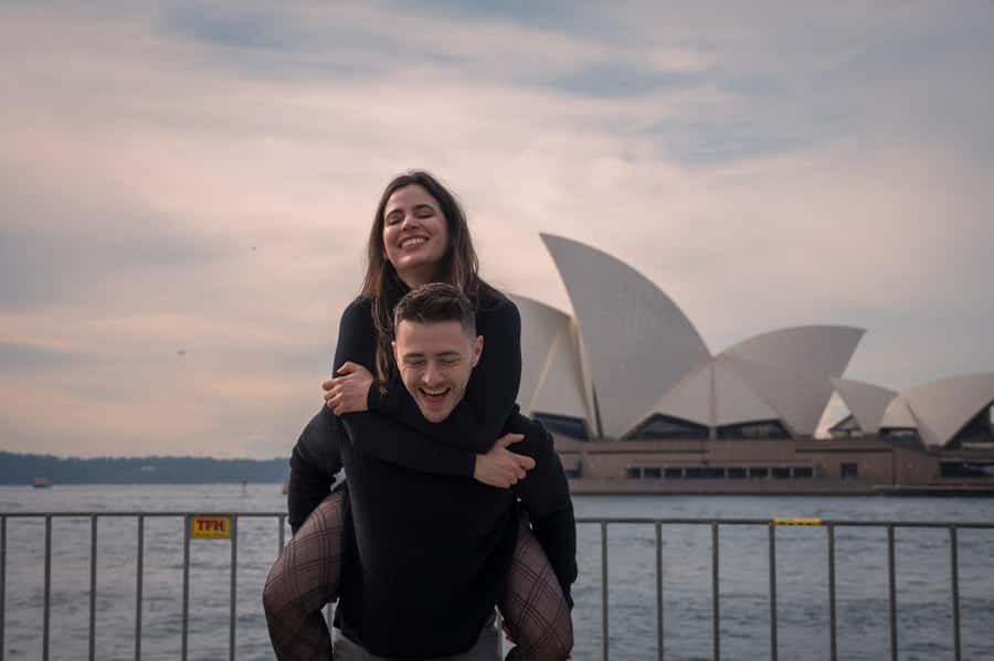 Romantic photoshoot for couples in Sydney - Why The Rocks works for a couples photoshoot