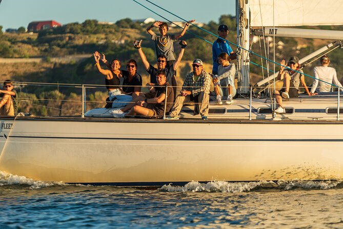 Romantic Private Sailboat in Lisbon for couples - Belém Tower from the Tagus