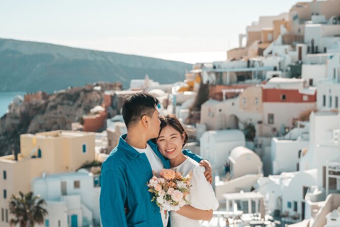 Santorini: Customized Private Photoshoot Walk in Oia - What you receive in the online gallery