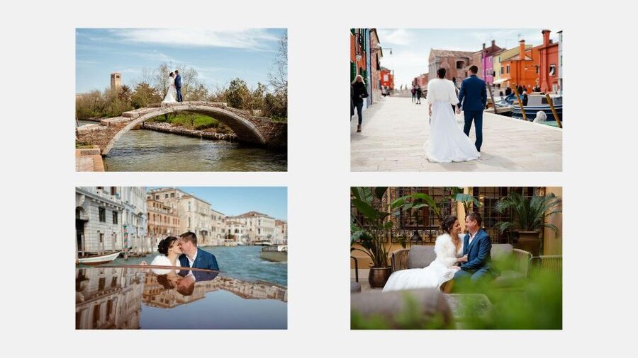 Venice: Elegant couple photos on your vacation - The main strengths and limitations