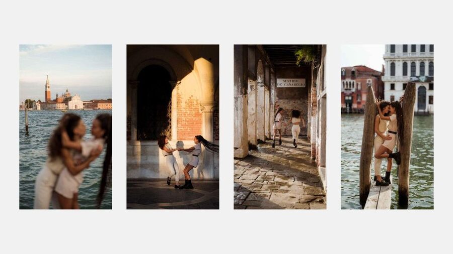 Venice: Elegant couple photos on your vacation - Candid moments instead of stiff poses
